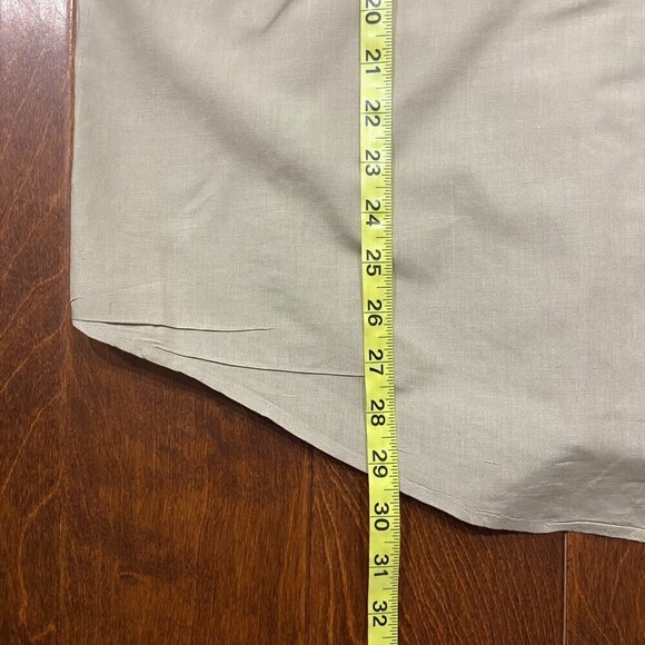 Christian Dior Double Vie Vintage Button Down Tan Brown Shirt Men's Size Medium - Picture 6 of 6